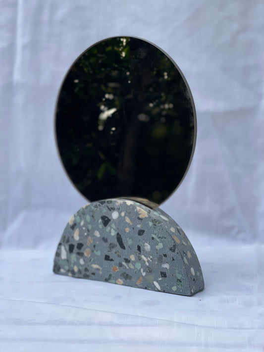 Sample Terrazzo Half Moon Mirror