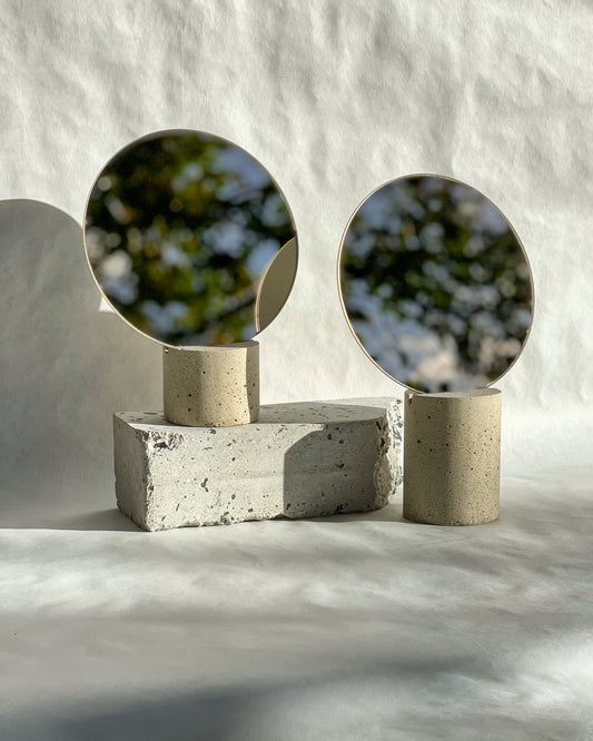 Organic Concrete Mirror